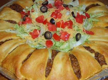 Pillsbury's Crescent Roll Taco Bake