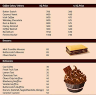 Cake Fresh menu 1