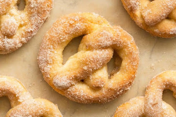 Cinnamon Soft Pretzels (No yeast!)