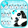 Thème de clavier Blue Glitter Baby Panda icon