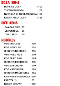 Dosa Cafe menu 6