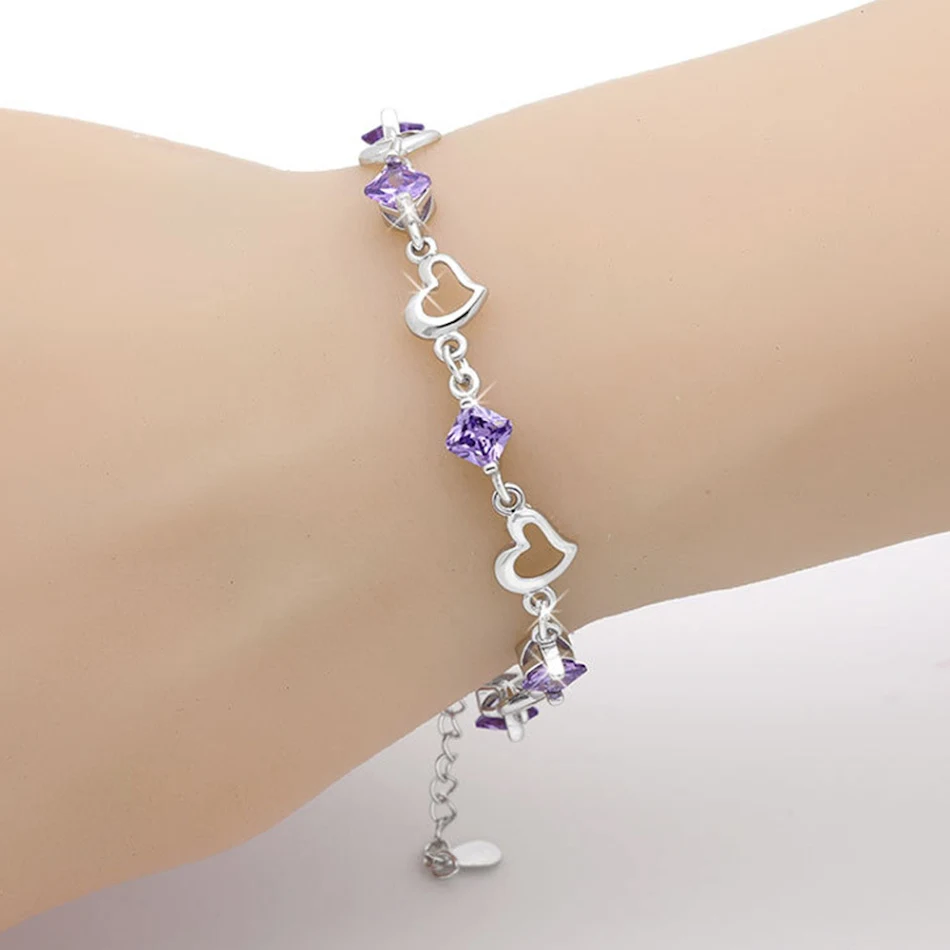 Retro Fashion Crystal Hart Armband, een elegante accessoire dat elke outfit laat stralen. Perfect voor een vleugje glamour.
