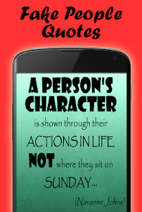 Quotes About Fake People Apps Bei Google Play