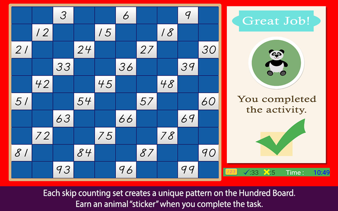    Montessori Skip Counting- screenshot  