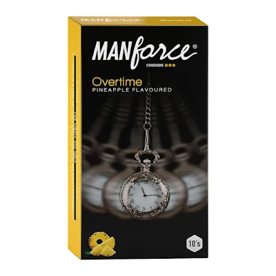 MANFORCE CONDOM OVERTIME PINEAPPLE 3PC