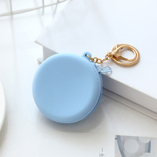 Title 2, Cute Cartoon Round Silicone Coin Purse