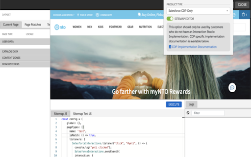 Salesforce Interactions SDK Launcher