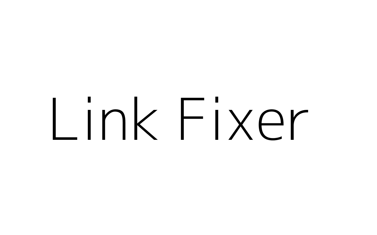 Link Fixer Preview image 0