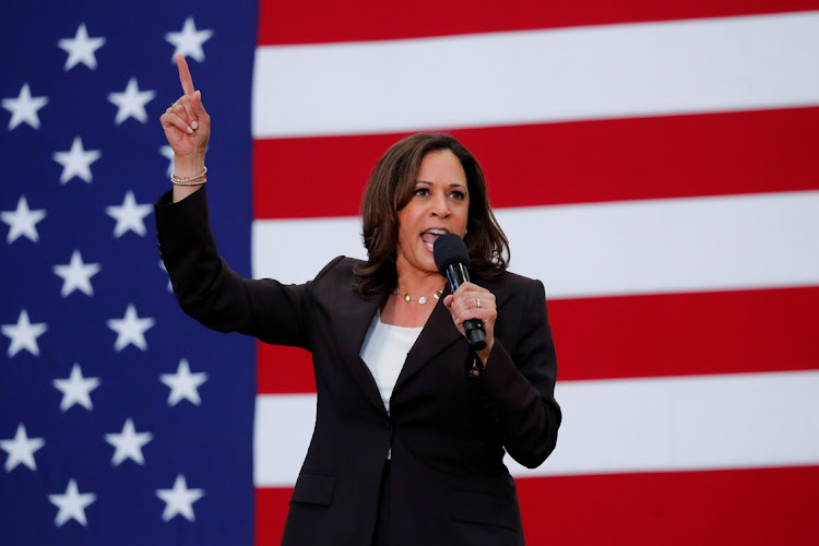 Kamala Harris. Picture: REUTERS/MIKE BLAKE