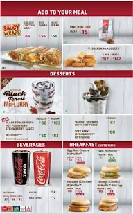 McDonald's menu 6