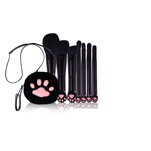 Title 1, Portable Makeup Set with Super Soft Hair Brushe...
