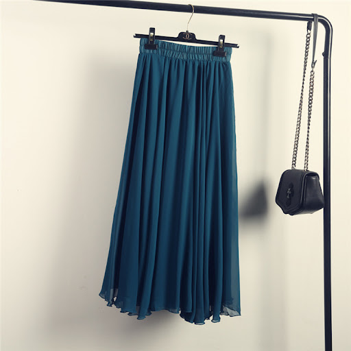 Title 16, Bohemian Half-length Skirt, 3-layer Large Hem, ...