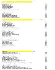 The Paratha And Biryani Kitchenette menu 4