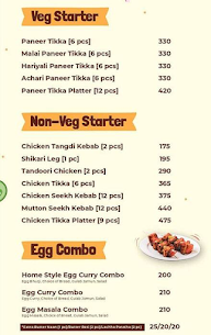 Kbob's menu 1