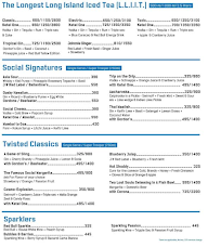 The Social Town House menu 2