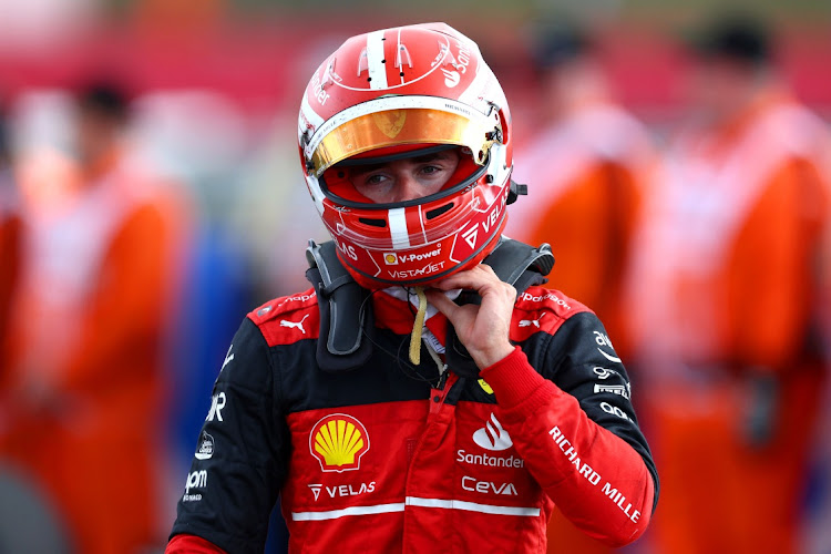 Charles Leclerc of Monaco and Ferrari after the F1 Grand Prix of Great Britain at Silverstone on July 3, 2022 in Northampton