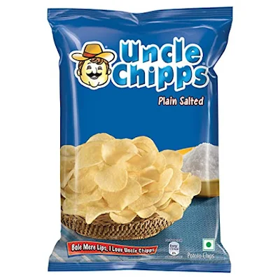 Uncle Chips Plain Salted - 55 gm