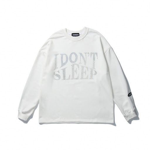 Title 5, Hip Hop Rhinestone Sweatshirt Mens Letter Long...