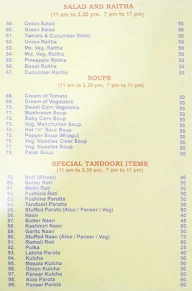 Hotel Bharathi Bhavan menu 5