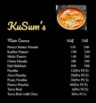 Lata's Kitchen menu 1