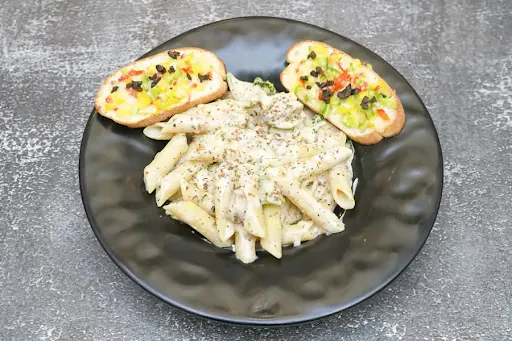 White Sauce Penne Pasta