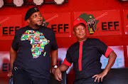 EFF leader Julius Malema and his deputy, Floyd Shivambu. File Photo.