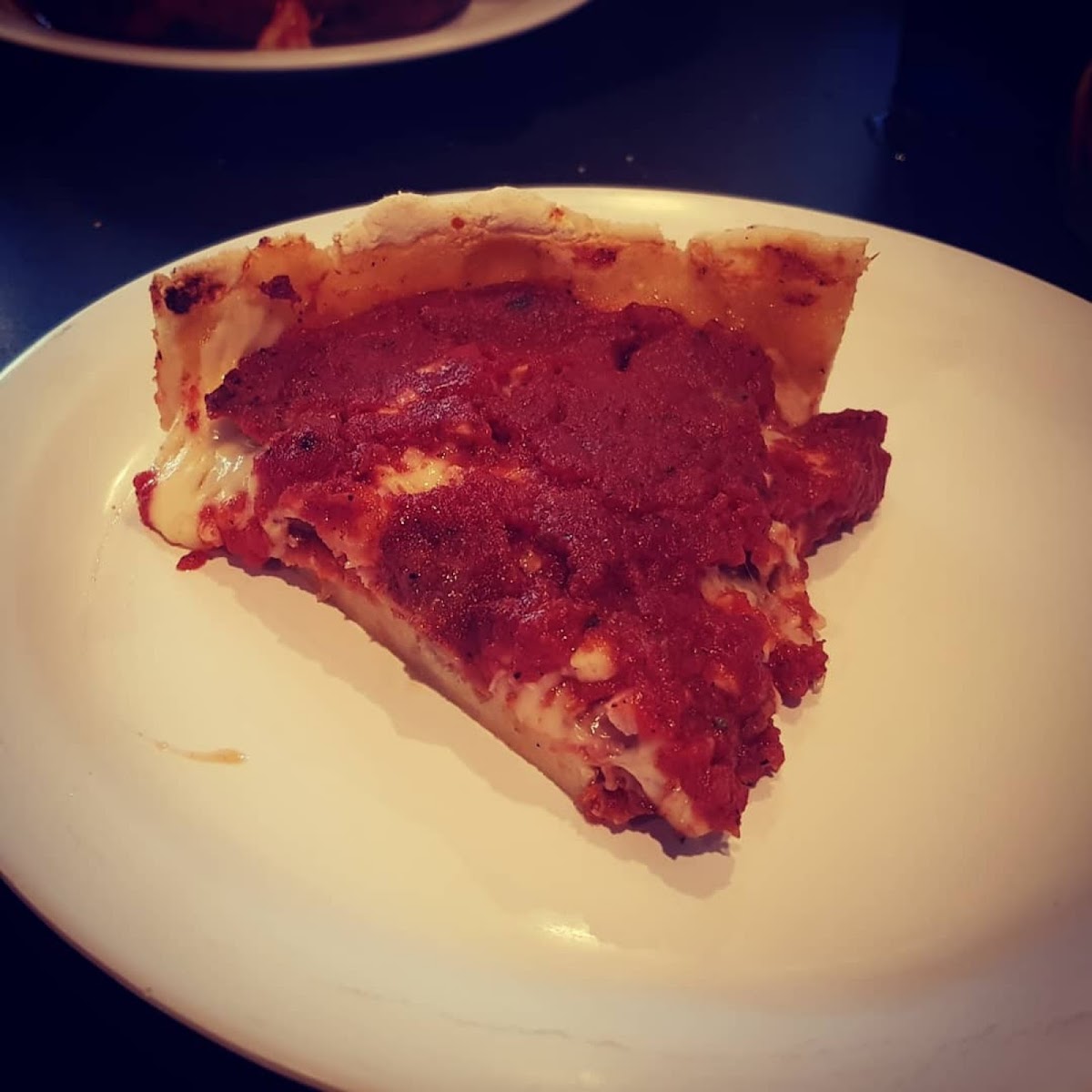 GF deep dish pizza