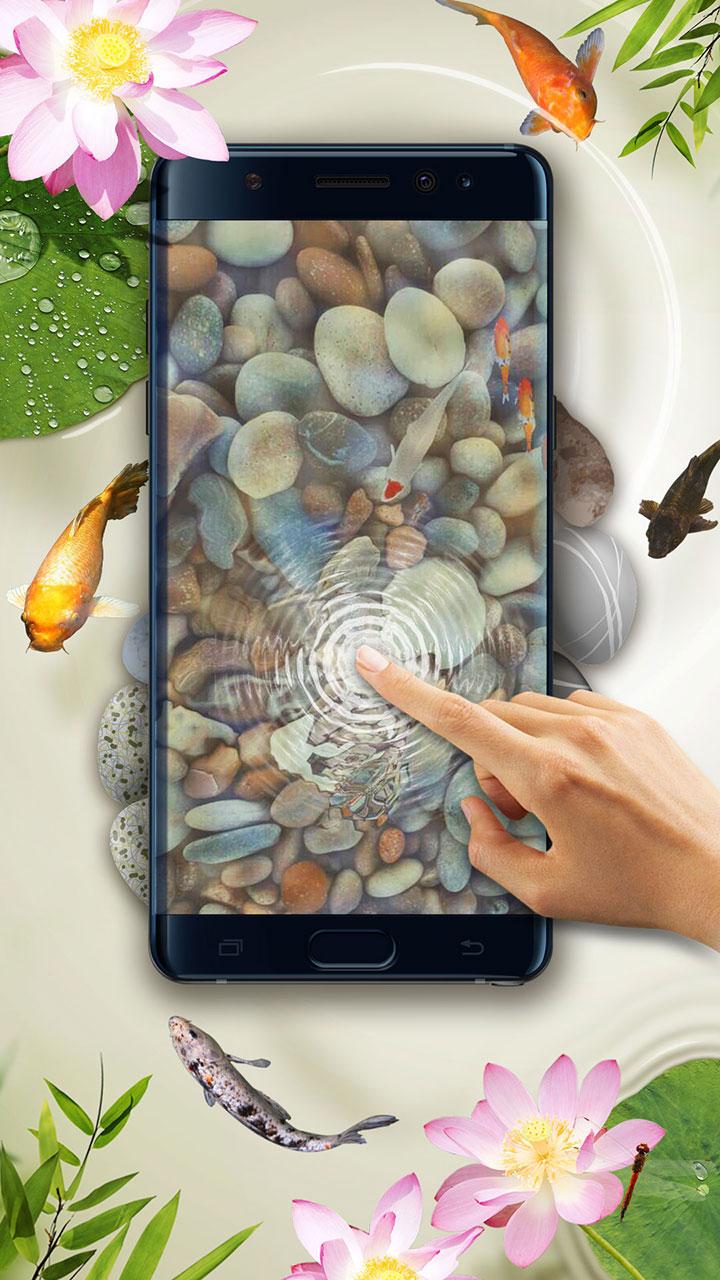 Koi pond 3D live wallpaper Screen 3