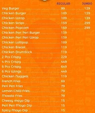 Fried Chicken Destination menu 2