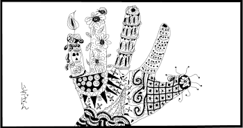 Zentangle Hand