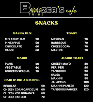 Boozer's Tribe menu 4