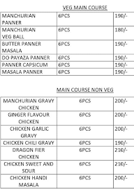 Darchini menu 2