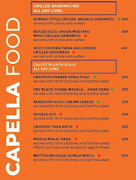 Capella Kitchen & SkyBar menu 3