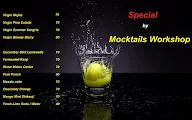 Mocktails Workshop menu 3