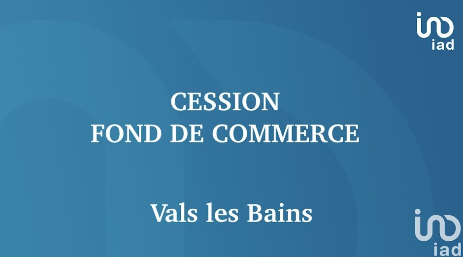 Vente locaux professionnels  60 m² à Vals-les-Bains (07600), 29 900 €