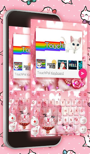 Lovely Cute Cat Keyboard Theme