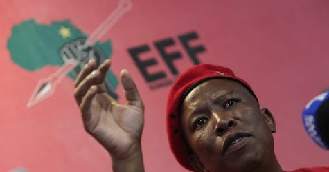 EFF leader Julius Malema.