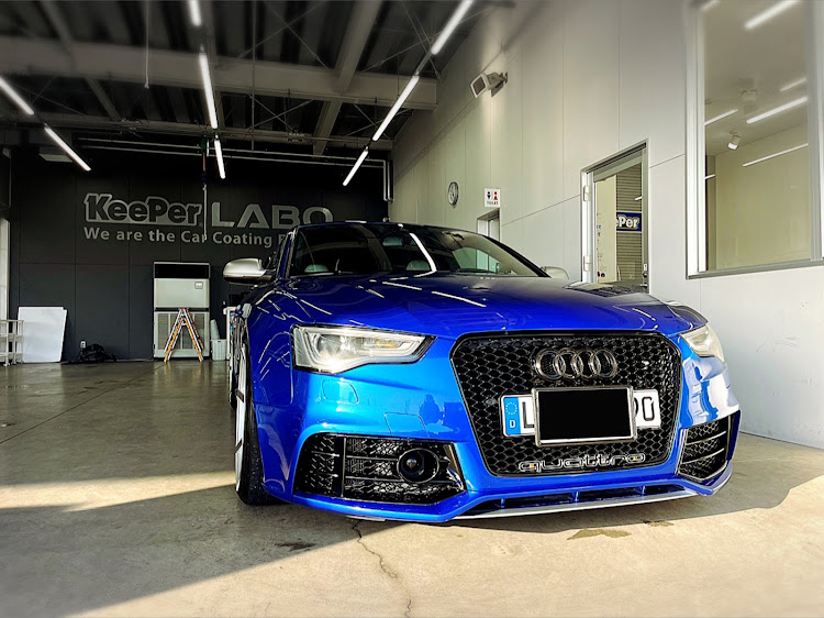 RS5 クーペのガラスコーティング・Audi・綺麗しか勝たん・ツヤツヤしか勝たん・安いに関するカスタム事例の投稿画像2枚目