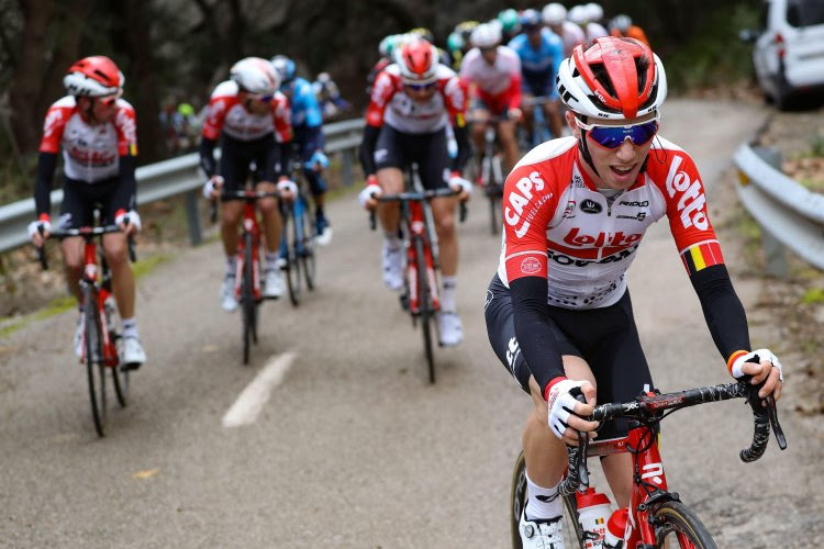 Lotto Soudal-toptalent moet alleen Alaphilippe voor zich dulden in Baskenland: "Dit had ik deze ochtend niet durven denken"