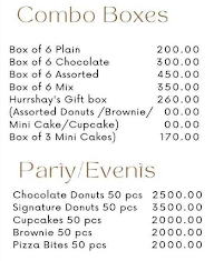 Hurrshay's Donuts menu 5