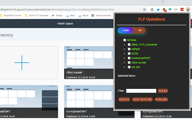 FLP Operations Tool