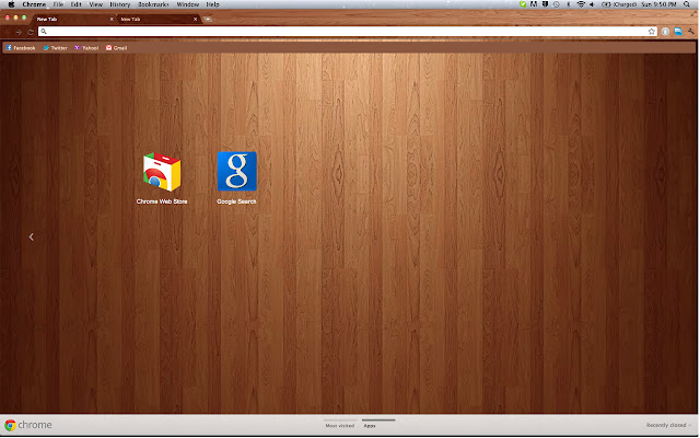 Wood Theme chrome extension