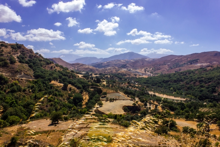 La campagna tra le colline di Hartigan