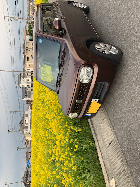 アルトラパンのラストホイール・洗車後パシャリ・アルトラパンに関するカスタム事例の投稿画像1枚目