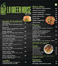 La GreenHouse menu 1