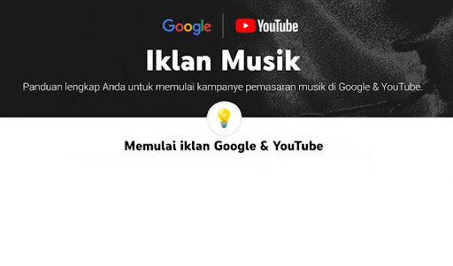 Ringkasan informasi: Mempromosikan musik & artis dengan Google Ads