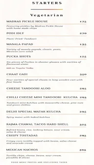 So Bar Away menu 4