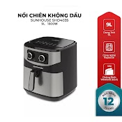 Nồi Chiên Không Dầu 9L Sunhouse Shd4035