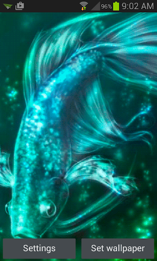 Blue Fish Live Wallpaper