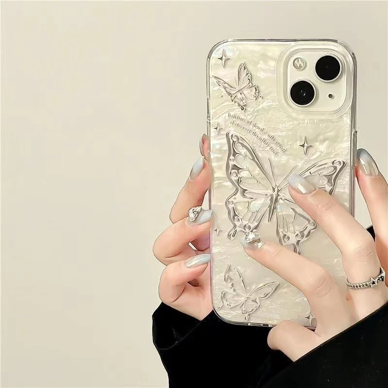 Title 2, Fashion Personality Butterfly English Phone Cas...